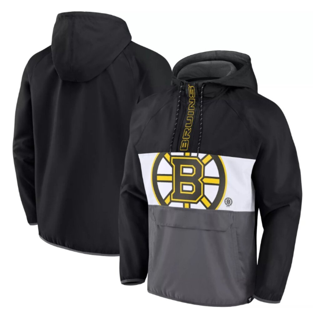 NHL Boston Bruins Anorak Pullover Jacket - Men's Medium